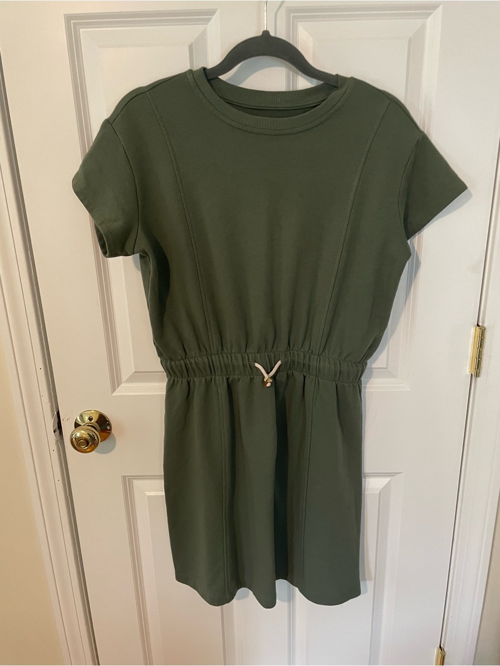 SONOMA Olive Green Crewneck Romper- M